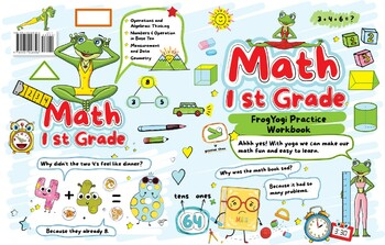 Preview of 1st Grade Math: FrogYogi Practice eWorkbook with Answer Key