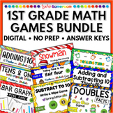 1st Grade Math Games Bundle