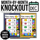 1st Grade Math Games - December Math Games - Winter Holida