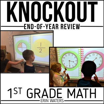 Preview of 1st Grade Math Games - End of Year Math Review - 1st Grade Review Knockout Games
