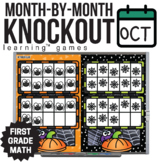 1st Grade Math Games - October Math Games - Halloween Knoc