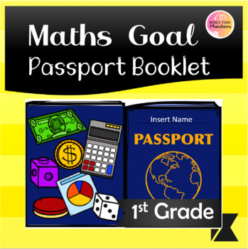 Preview of 1st Grade Maths Goal Passports