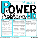 1st Grade Math Homework Place Value Power Problems™ NBT Ba