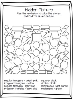 1st Grade Math: Identifying 2 Dimensional Shapes; TEKS 1.6D by Jolene Ray