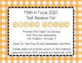 1st Grade Math In Focus 2020 ALL Chapter Test Reviews (Pri