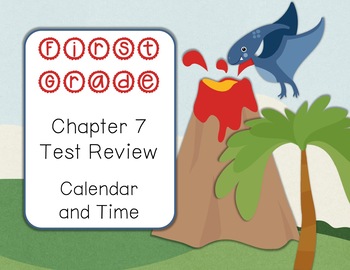 Preview of 1st Grade Math In Focus 2020 Chapter 7 Test Review (Print AND Digital!)