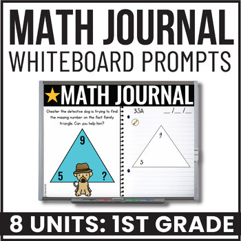 Preview of 1st Grade Math Journal - Daily Math Practice for the Entire Year - Math Talks