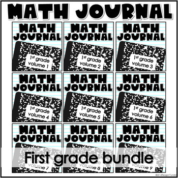 Preview of 1st Grade Math Journal Year Bundle