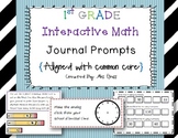 1st Grade Math Journals & Prompts (Aligned with Common Core)