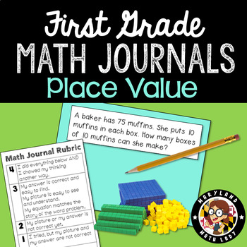 Preview of 1st Grade Math Journals Place Value