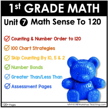 Preview of 1st Grade Math Lessons Numbers To 120 Workbook Activities Odd Even Skip Counting