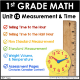 1st Grade Math Lessons Workbook for Time Measurement Calen