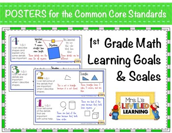 Preview of 1st Grade Math Marzano Proficiency Scale for Differentiation & Growth Mindset