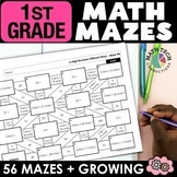 1st Grade Math Review Activities, Interactive Notebook MAT