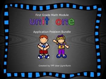 Preview of 1st Grade Math Module Unit 1 Application Problem Bundle