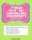 1st Grade Math NBT Place Value Common Core Assessments