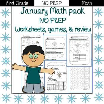Preview of First Grade Math Pack {January}