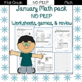 First Grade Math Pack {January}