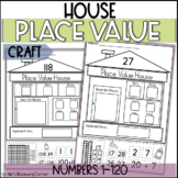 First Grade Place Value House Craft Tens and Ones Worksheets