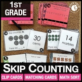 1st Grade Math Review Centers Skip Counting by 2s & 5s Flo