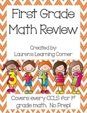 1st Grade Math Review - Common Core Aligned