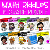 1st Grade Math Riddles BUNDLE