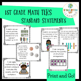 1st Grade Math TEKS - Standard Statements