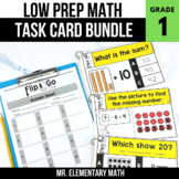 1st Grade Math Task Cards & Review - Early Finisher Activities