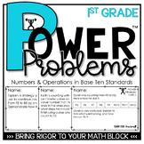 1st Grade Math Word Problems Place Value Power Problems™ N