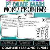 1st Grade Math Word Problems | Math Spiral Review | 1st Gr
