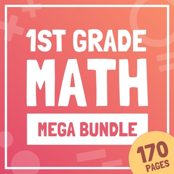Preview of 1st Grade Math Worksheets MEGA BUNDLE – First Grade Daily Math Workbook
