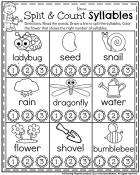 1st Grade Math and Literacy Printables - May by Planning ...