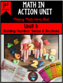 1st Grade Math in Action Unit 1:  Building Number Sense an