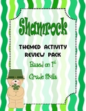 1st Grade Math/Reading St. Patrick's Day Shamrock Review Packet