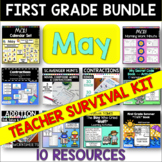 1st Grade May ELA & Math Activities Survival Kit | 1st Gra
