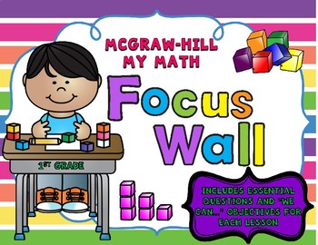 1st Grade Mcgraw Hill My Math Focus Wall By All Jazzed Up Tpt