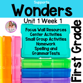 Preview of 1st Grade Wonders Reading Unit 1 Week 1 Center and Small Group Activities