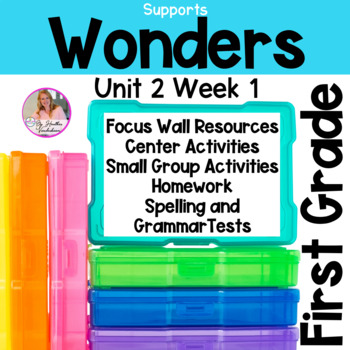 Preview of 1st Grade Wonders Reading Unit 2 Week 1 Center and Small Group Activities
