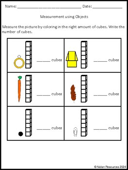 1st grade measurement week 20 by nolan resources tpt