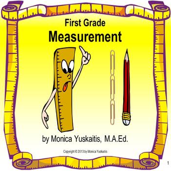 Preview of 1st Grade Measurement Powerpoint Lesson