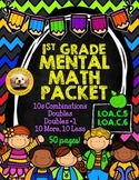 1st Grade Mental Math Strategies Interactive Packet