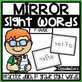 1st Grade Mirror Sight Words Center