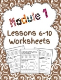 1st Grade Module 1 Lessons 6-10 Printables