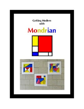 Preview of 1st Grade Mondrian Primary Color Lesson
