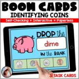 Identify Coins Boom Cards