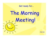 1st Grade Morning Meeting SmartBoard