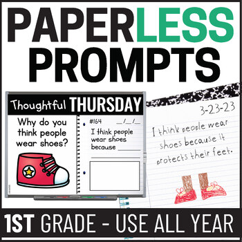 Preview of 1st Grade Morning Work - 1st Grade Writing Prompts For the Entire Year - Journal