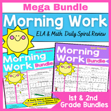 1st Grade Morning Work & 2nd Grade Morning Work Math & ELA