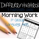 1st Grade Morning Work /Homework for the Whole Year-Differ