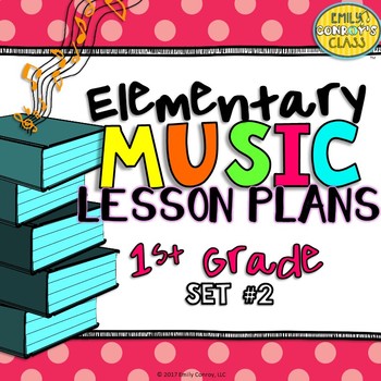 Preview of 1st Grade Music Lesson Plans (Set #2)